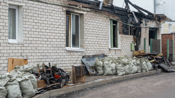 Professional Fire Damage Removal technician working in Medina, MN